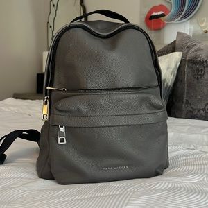 Marc Jacobs Gray Leather Backpack